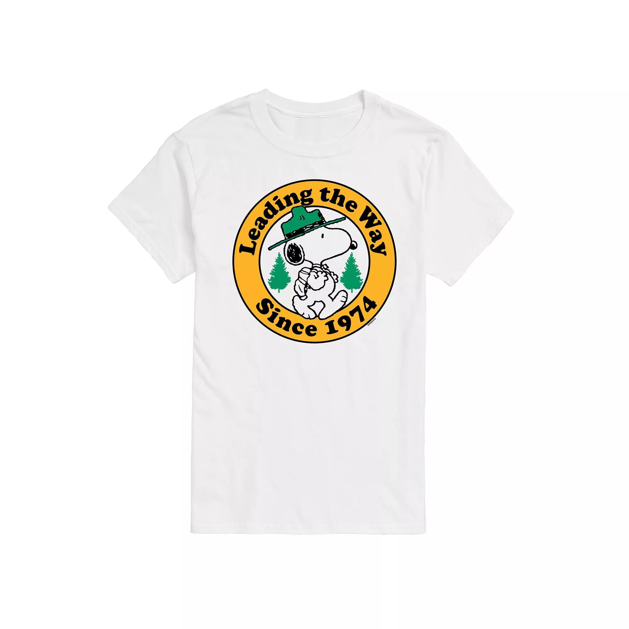 Men's Peanuts Snoopy Leading The Way Graphic Tee,  Product Image