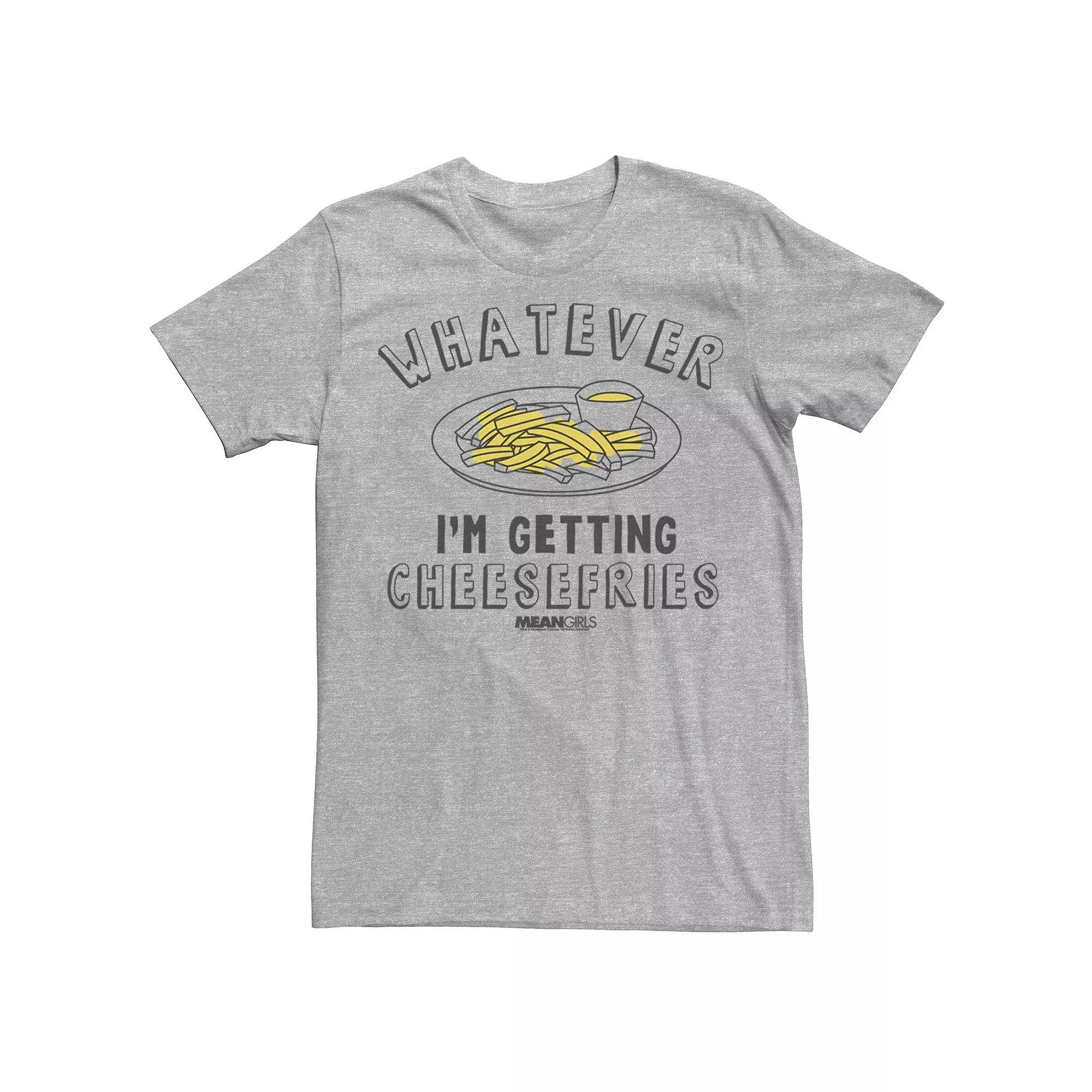 Men's Mean Girls Whatever I'm Getting Cheesefries Sketch Tee,  Product Image