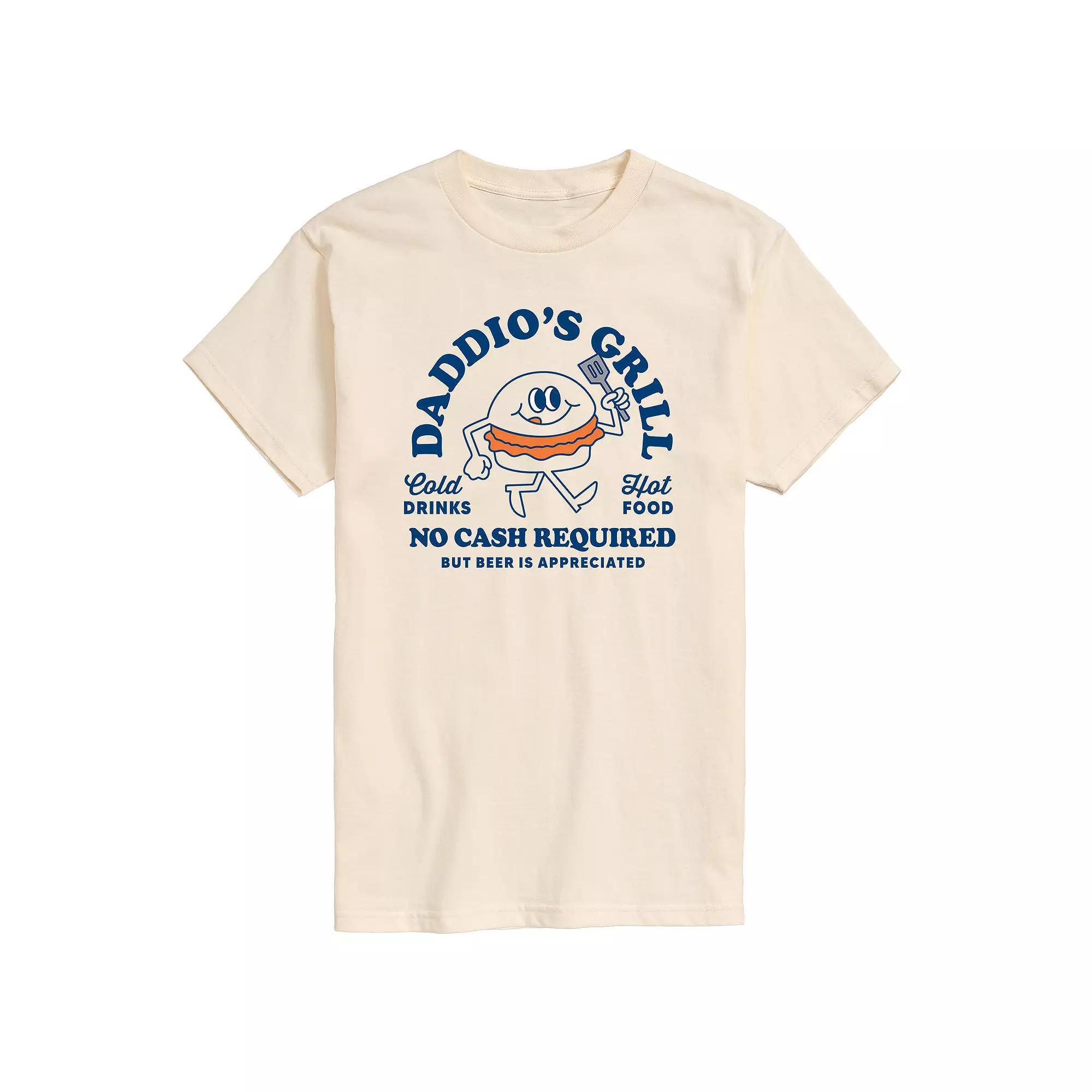 Men's Daddios Grill Tee, Size: Medium, White Product Image