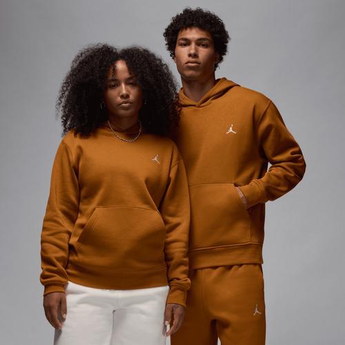 Jordan Mens Jordan Brooklyn Fleece Pullover - Mens Grey Heather/White Product Image