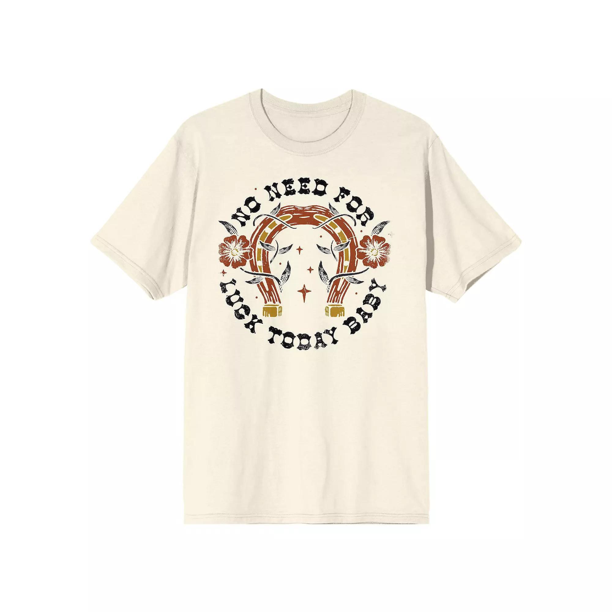 Men's No Need For Luck Today Baby Graphic Tee,  Product Image