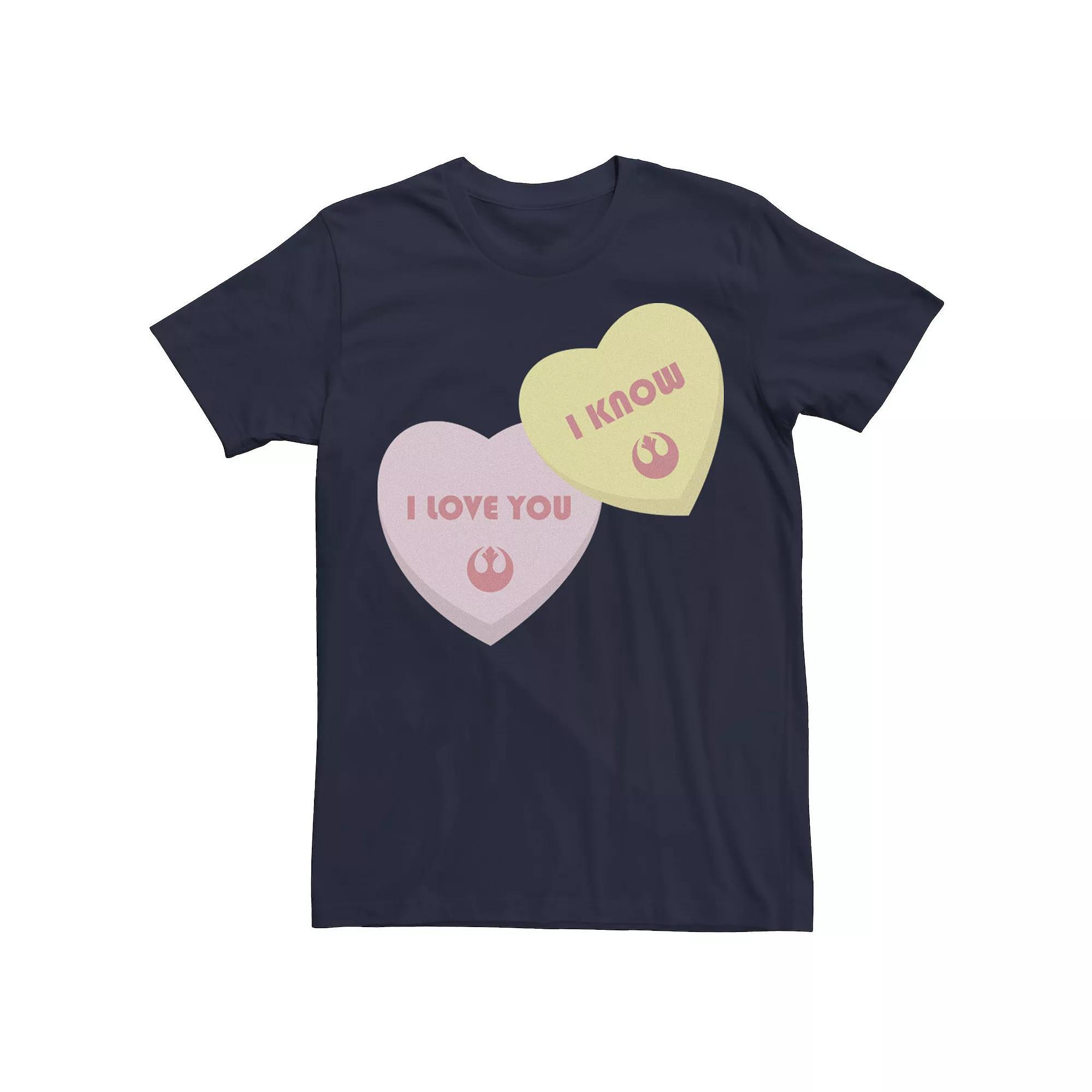 Men's Star Wars Heart Candies Valentine's Day Tee,  Product Image