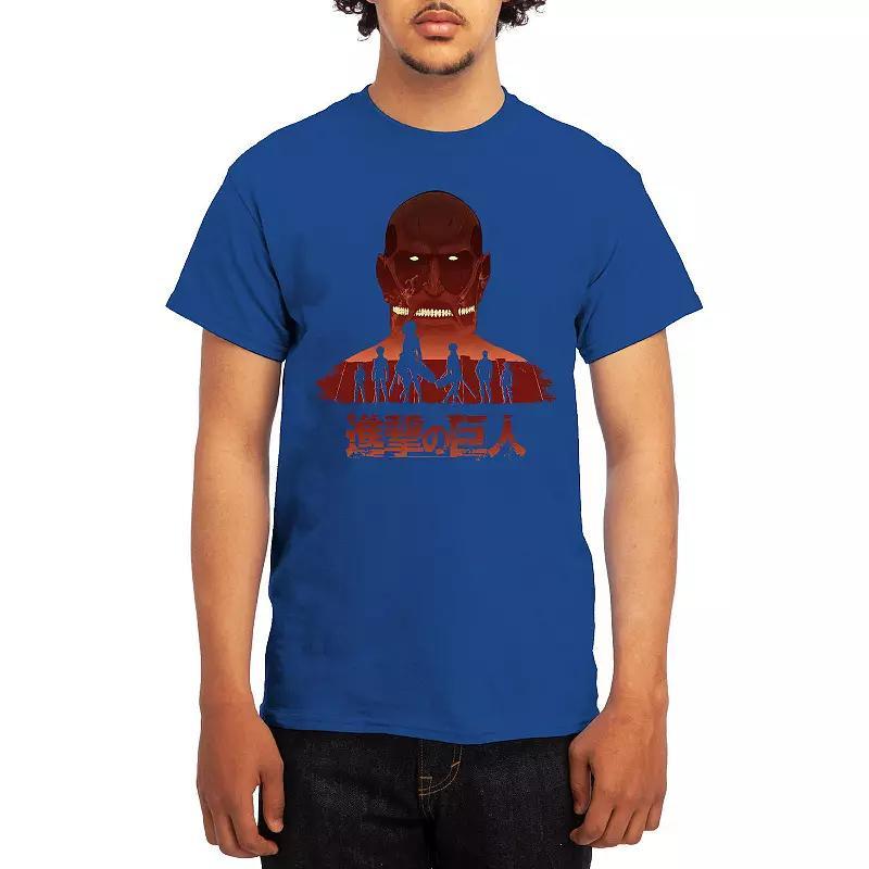 Men's Attack on Titan Tee, Size: Small, Royal Blue Product Image