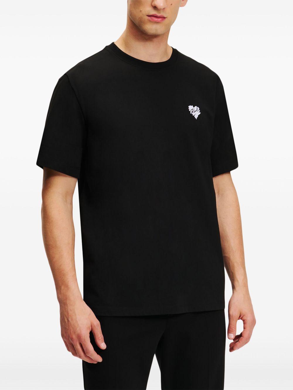 heart-motif t-shirt  Product Image