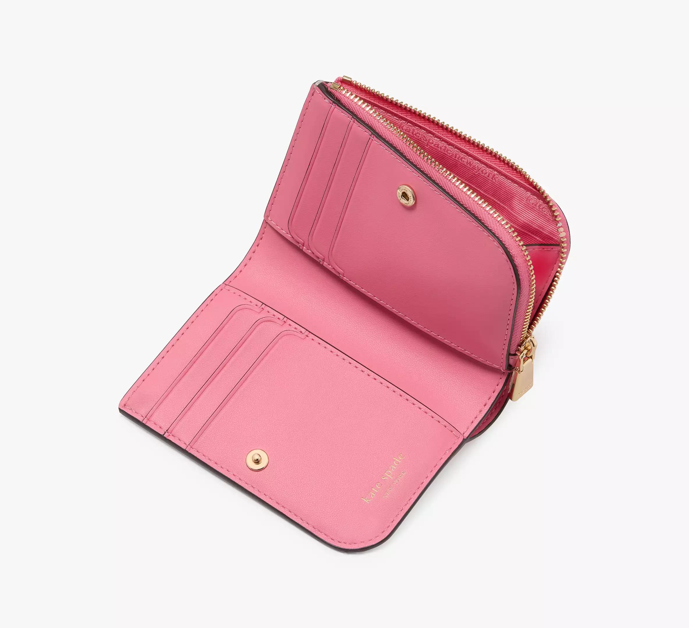 Devin Colorblocked Small Compact Wallet Product Image