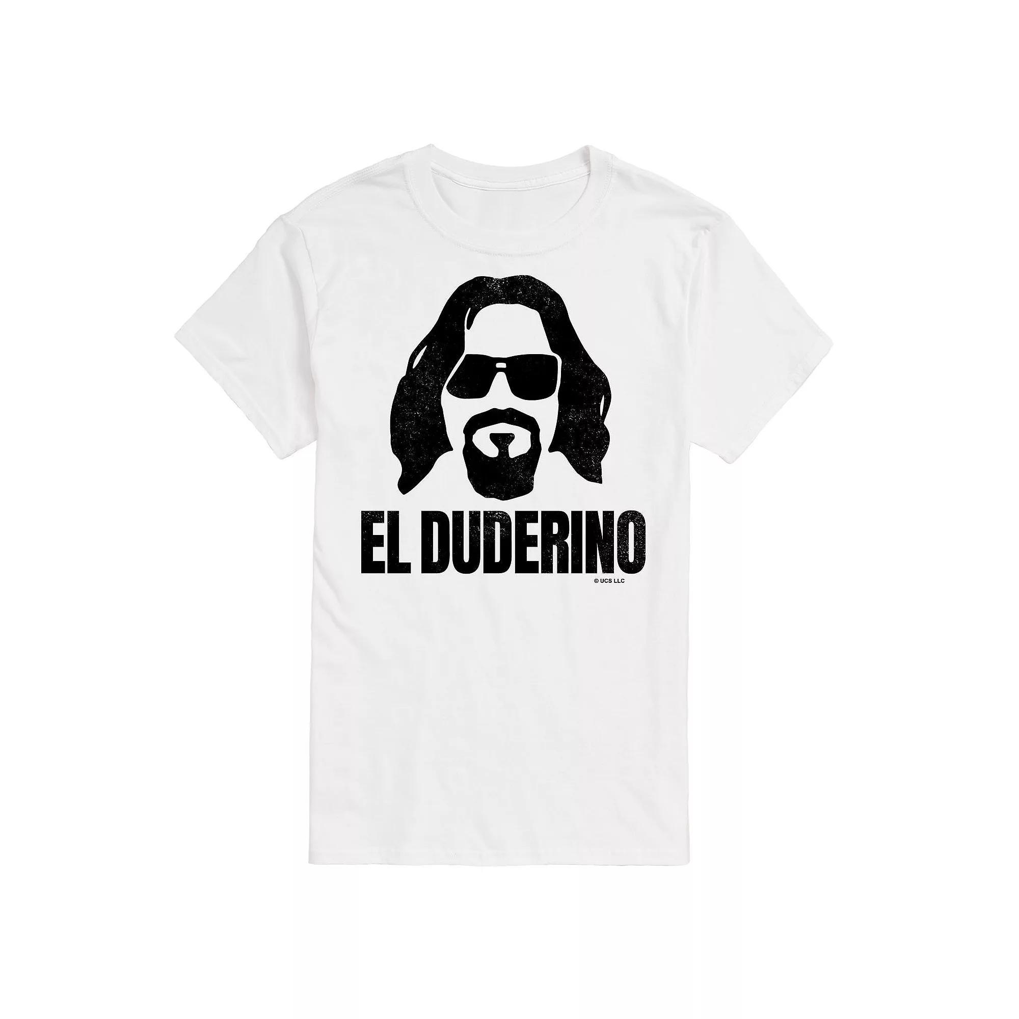 Big & Tall The Big Lebowski El Duderino Tee, Men's, Size: 4XB, White Product Image