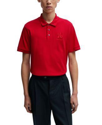 Boss by Hugo Boss Mens Lunar New Year Artwork Polo Shirt Product Image