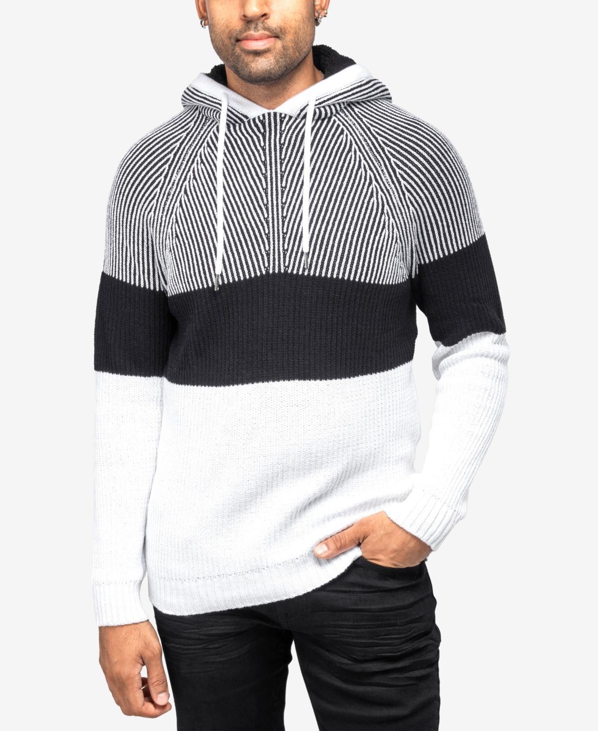 Mens Xray Regular-Fit Colorblock Pullover Hooded Sweater Product Image