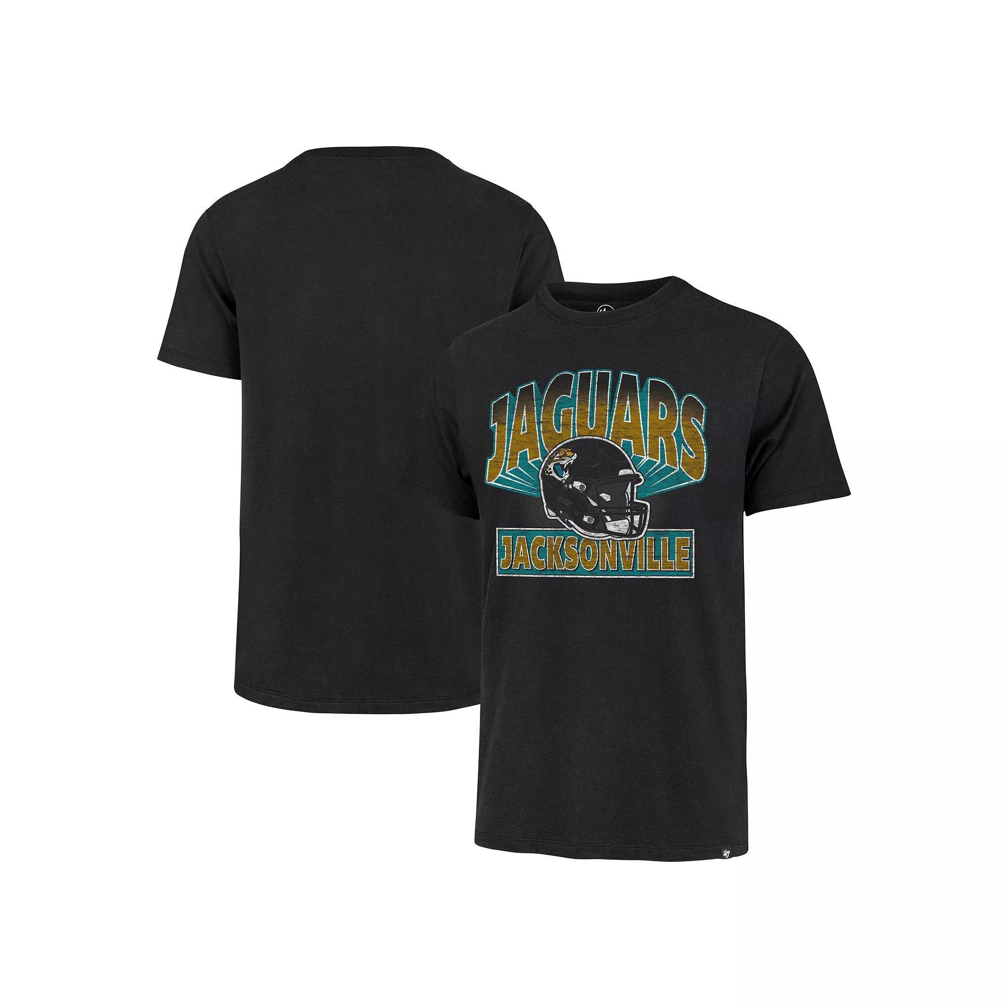 Men's '47 Black Jacksonville Jaguars Amplify Franklin T-Shirt, Size: Medium Product Image