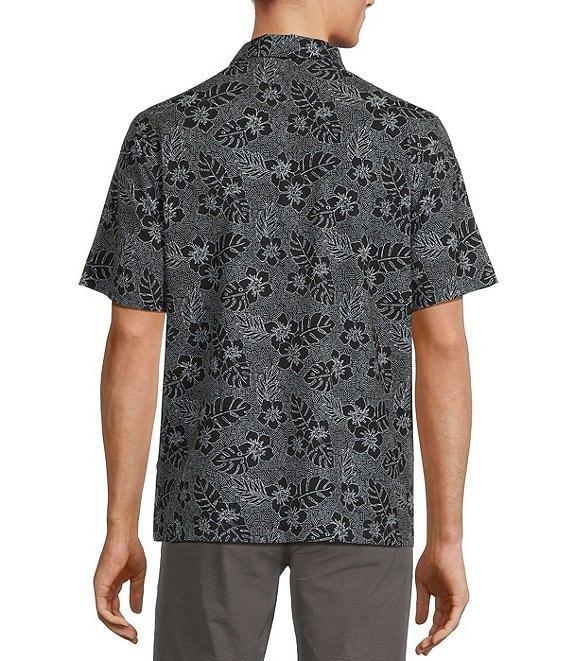 Tommy Bahama Big & Tall Coast Aloha Geo Short Sleeve Polo Shirt Product Image