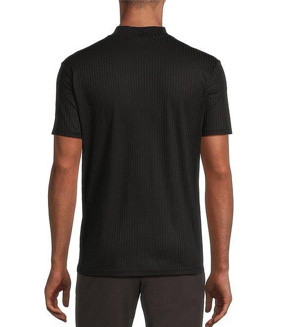 Murano Solid Short Sleeve Mock Neck Pullover Product Image