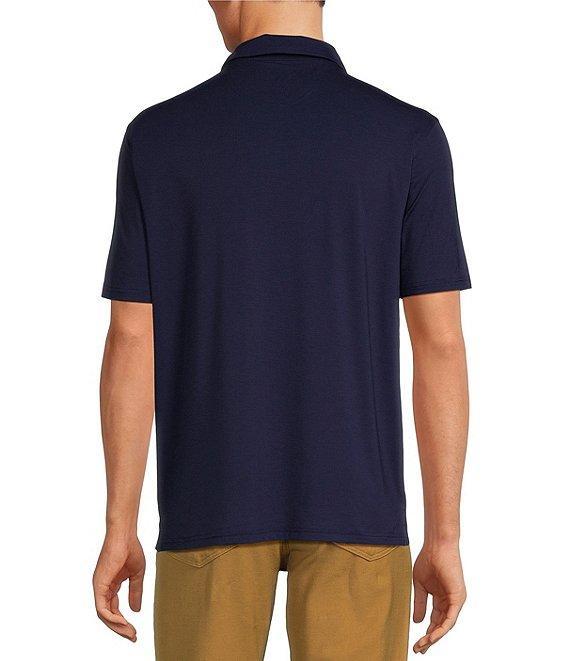 Rowm Rec + Relax Short Sleeve Solid Polo Shirt Product Image