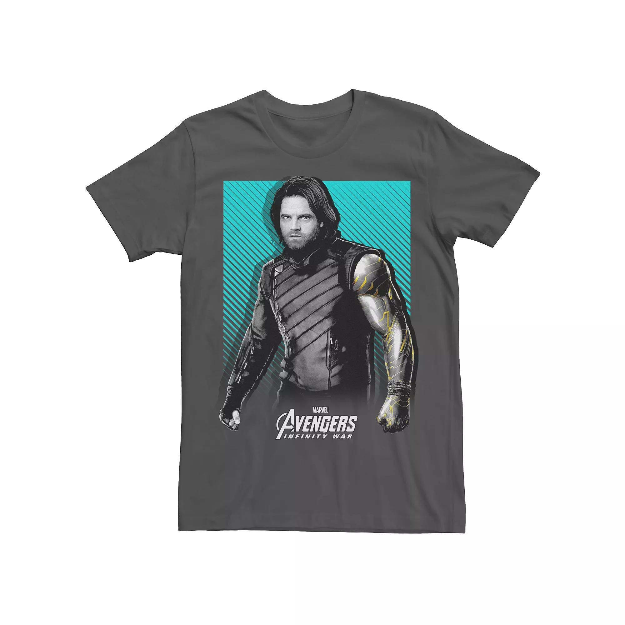 Men's Avengers Infinity War Winter Bucky Barnes Tee,  Product Image