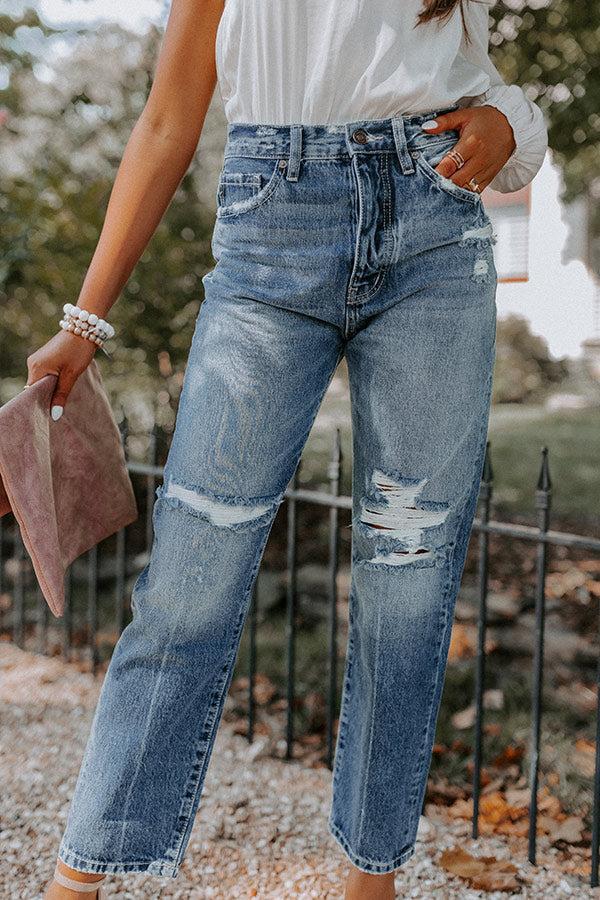 KanCan The Harris High Waist Distressed Relaxed Jean Product Image