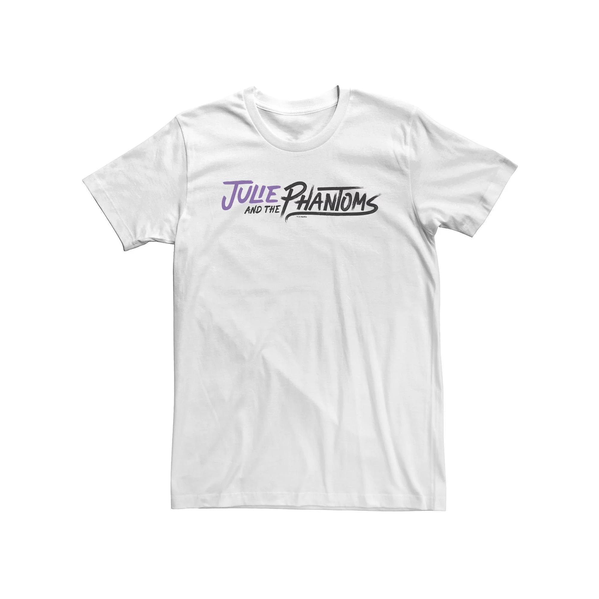 Big & Tall Julie And The Phantoms Simple Logo Tee, Men's, Size: XL Tall, White Product Image