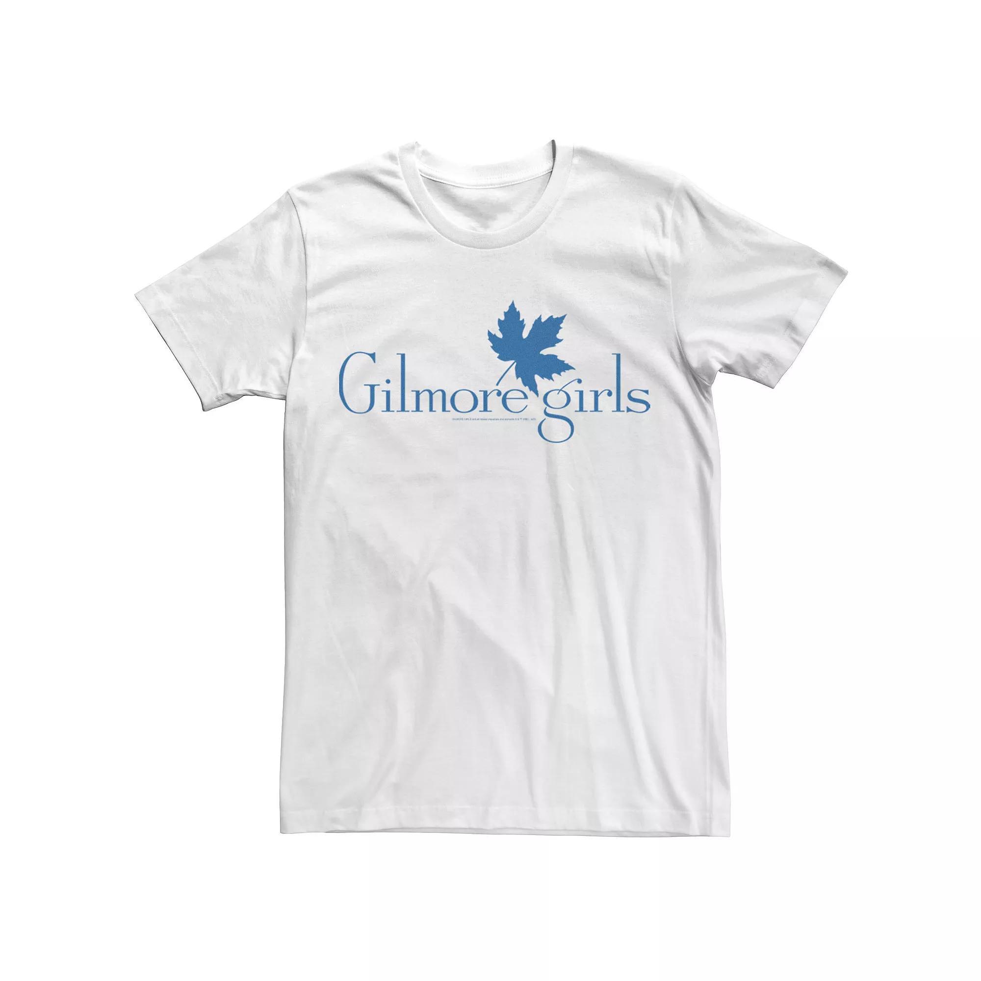 Men's Gilmore Girls Leaf Logo Tee, Size: XXL, White Product Image