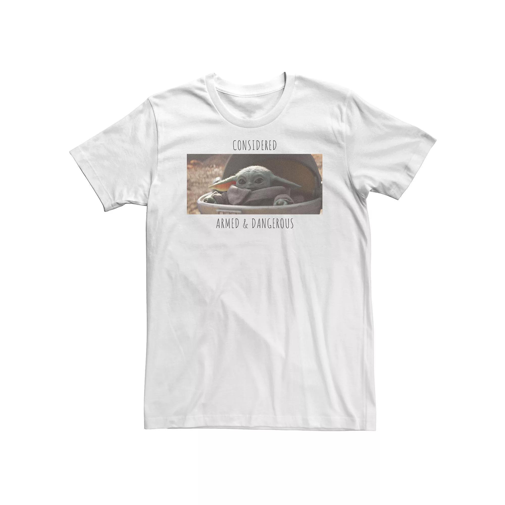 Big & Tall Star Wars The Mandalorian The Child Armed & Dangerous Tee, Men's,  Product Image
