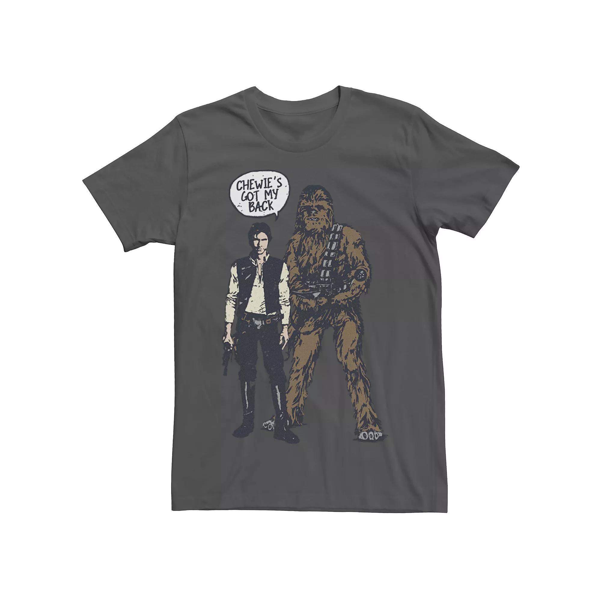 Men's Star Wars Han Chewie's Got My Back Doodle Tee,  Product Image