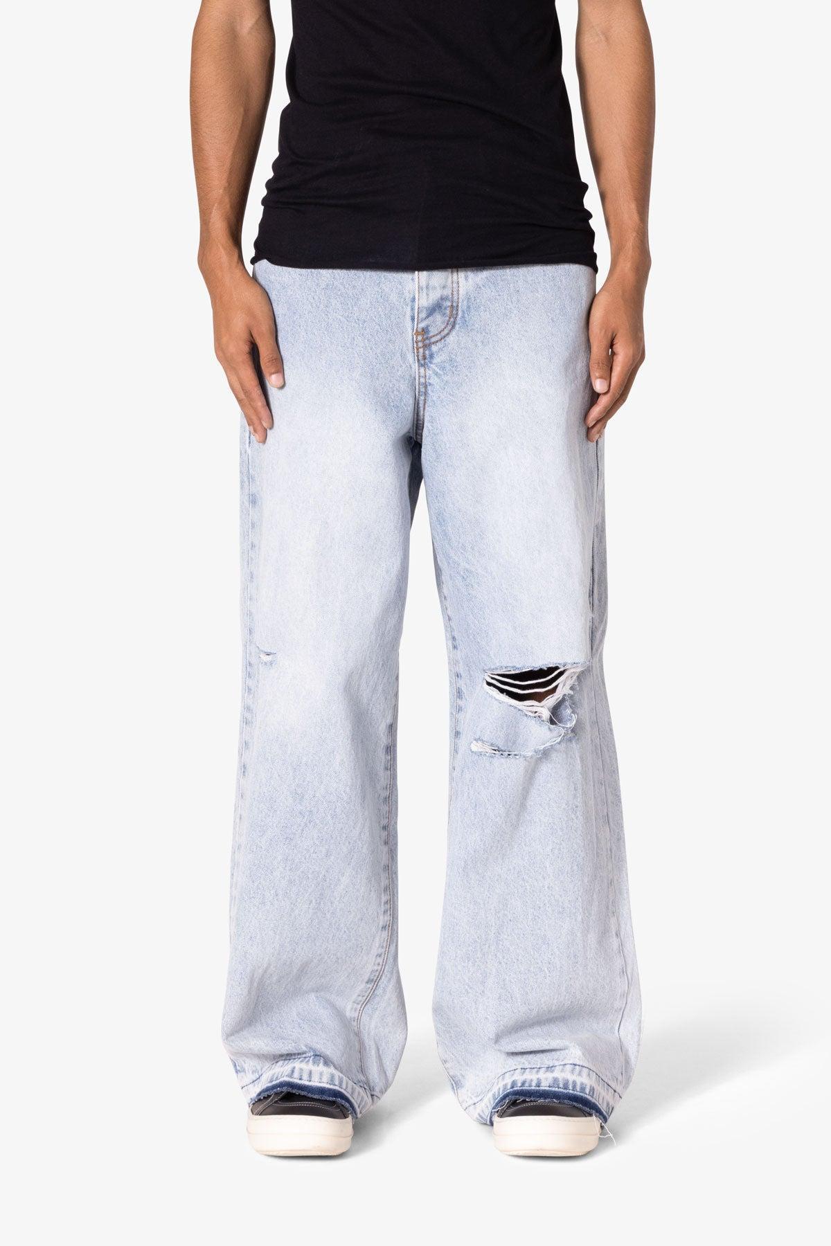 Baggy Rave Denim - Light Blue Product Image