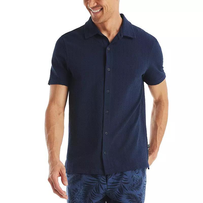 Men's Nautica Classic Fit Seersucker Polo,  Product Image
