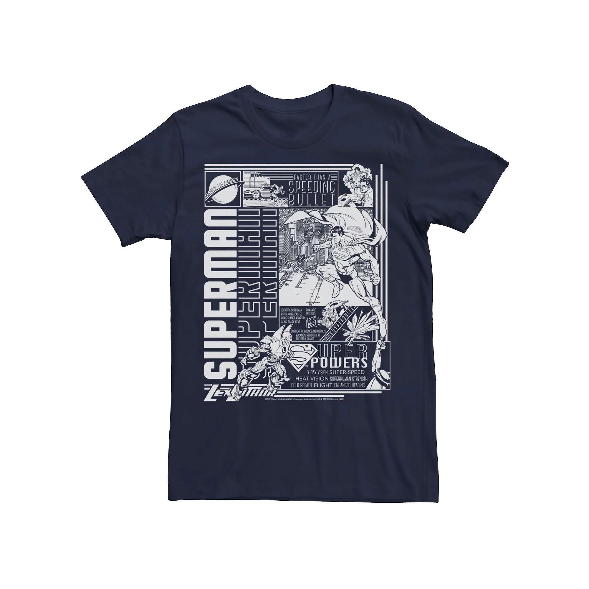 Men's DC Comics Superman Vintage Comic Tee,  Product Image