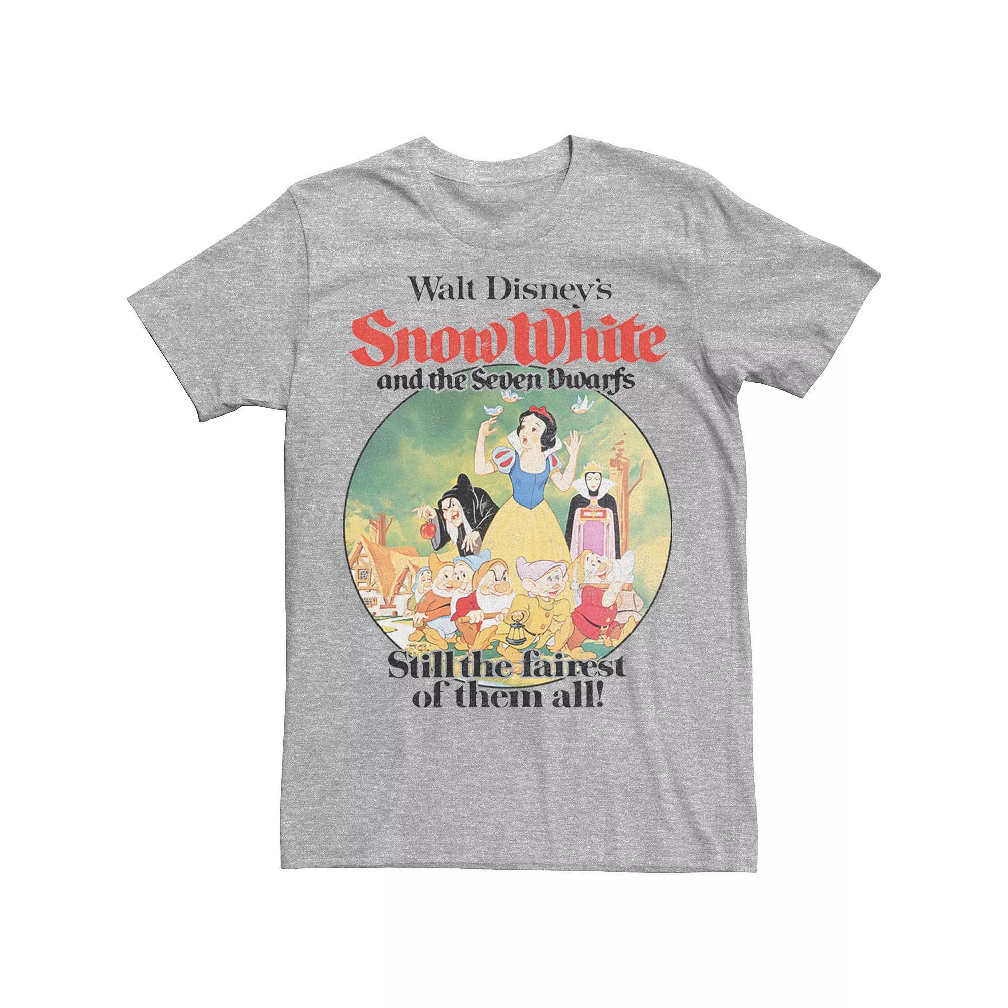 Disney's Snow White Still The Fairest Of Them All Men's Tee, Size: Medium, Athletic Grey Product Image