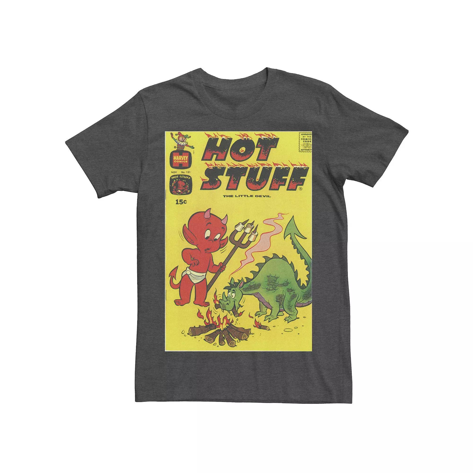 Men's Hot Stuff Vintage Comic Book Cover Tee,  Product Image