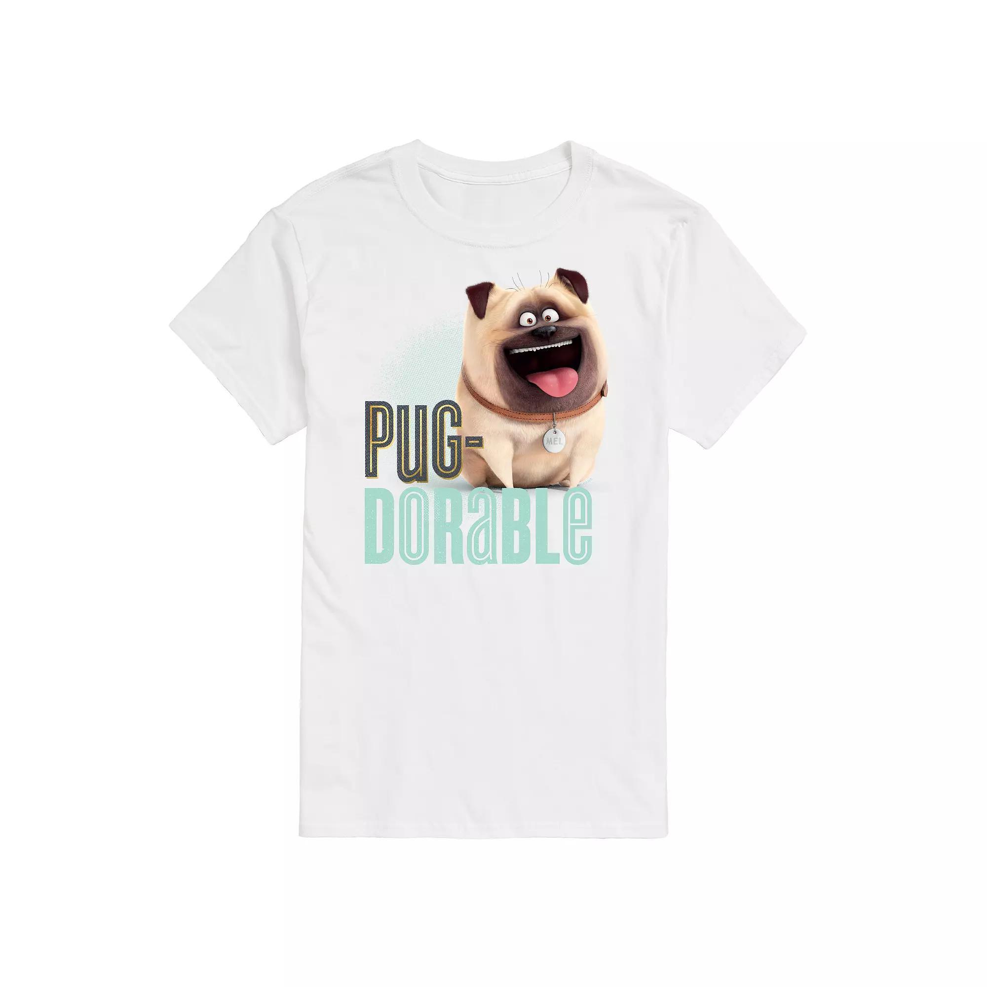 Men's The Secret Life of Pets Pug-Dorable Graphic Tee,  Product Image