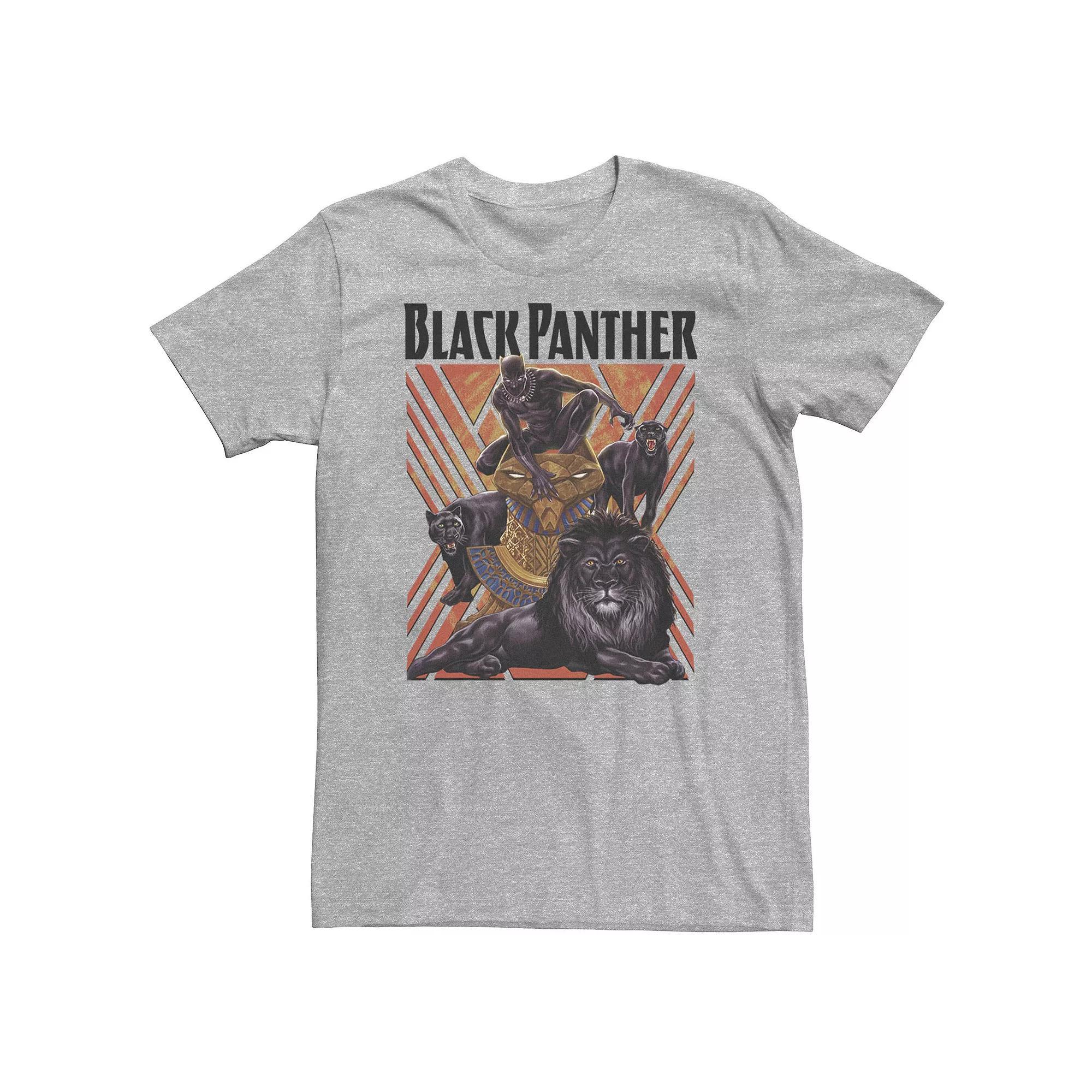 Big & Tall Marvel Avengers Black Panther Portrait Tee, Men's,  Product Image