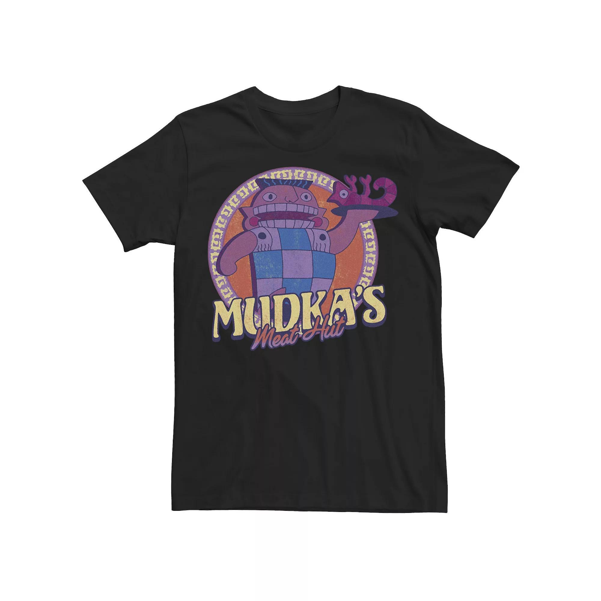 Disney's Emperor's New Groove Mudka's Meat Hut Logo Men's Tee, Size: XXL, Black Product Image