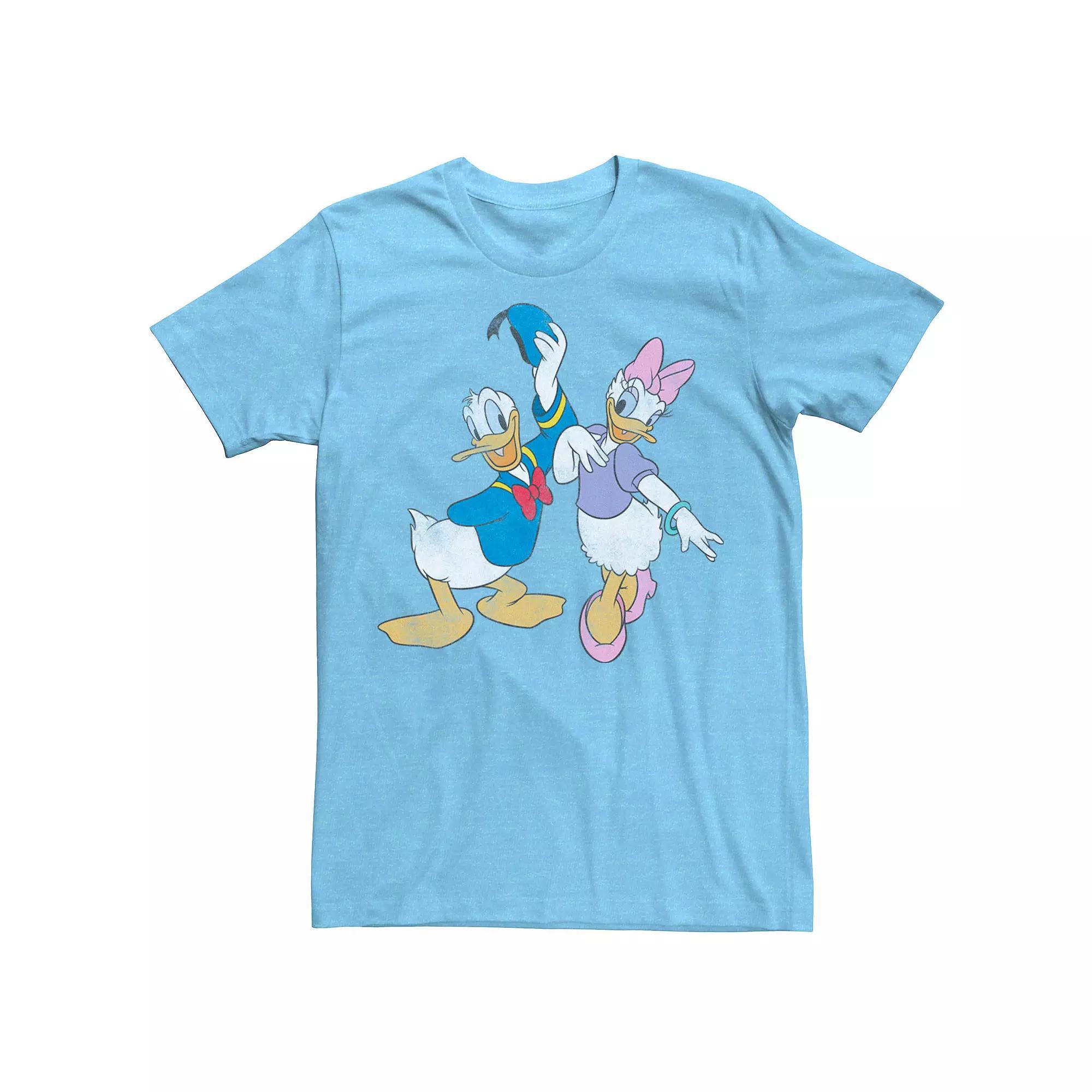 Men's Disney Mickey & Friends Donald & Daisy Distressed Tee,  Product Image