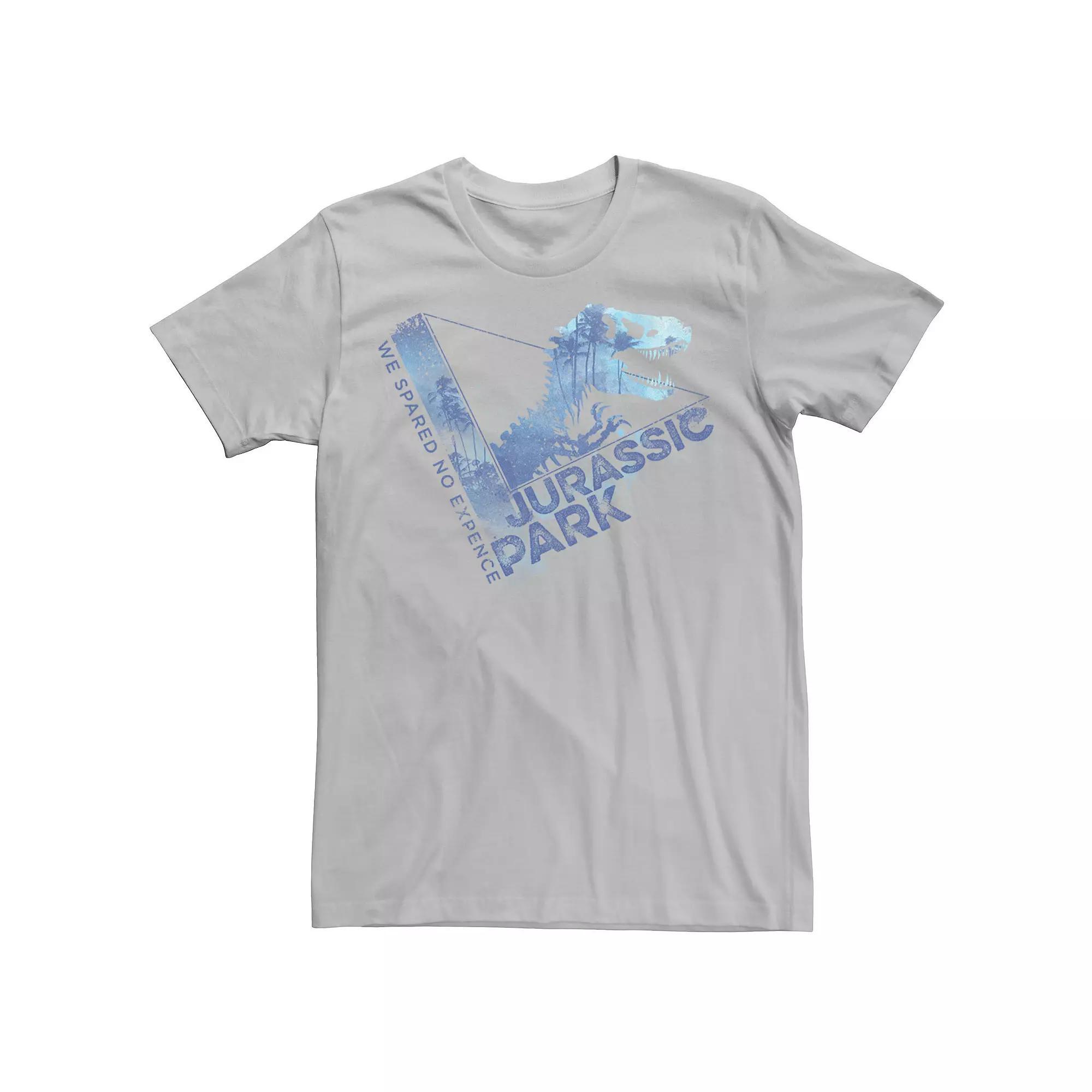 Men's Jurassic Park We Spared No Expense Blue Mist Tee,  Product Image