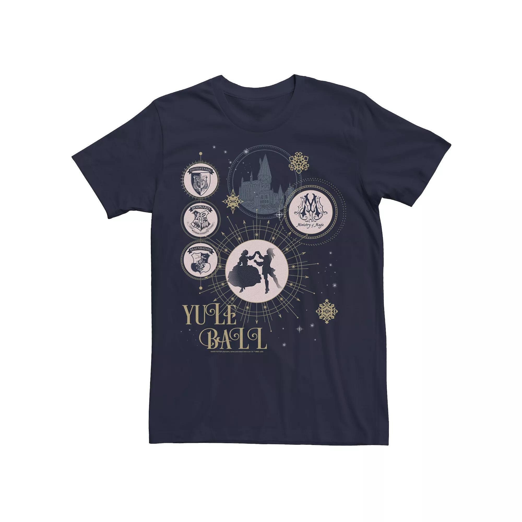 Men's Harry Potter Christmas Yule Ball Icons Tee,  Product Image