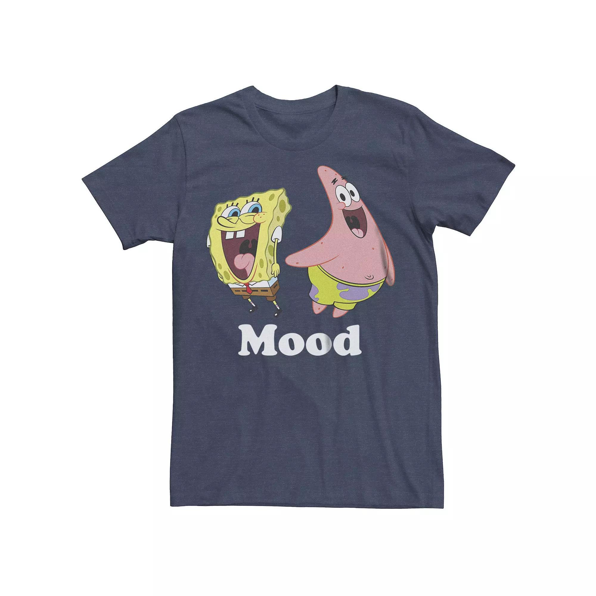 Men's SpongeBob SquarePants Mood Graphic Tee,  Product Image