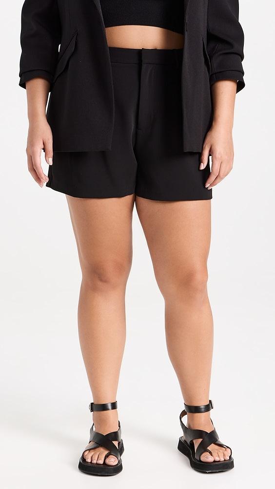 Good American Luxe Suiting Trouser Shorts | Shopbop Product Image