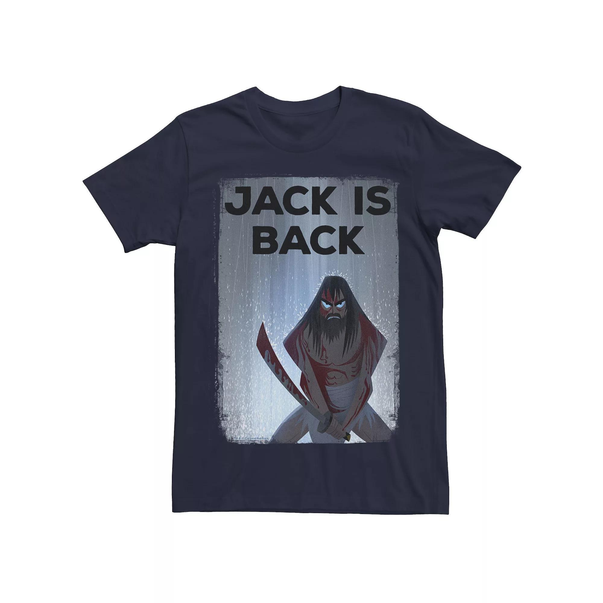 Men's Cartoon Network Samurai Jack Jack Is Back Rainwater Tee, Size: XL, Blue Product Image