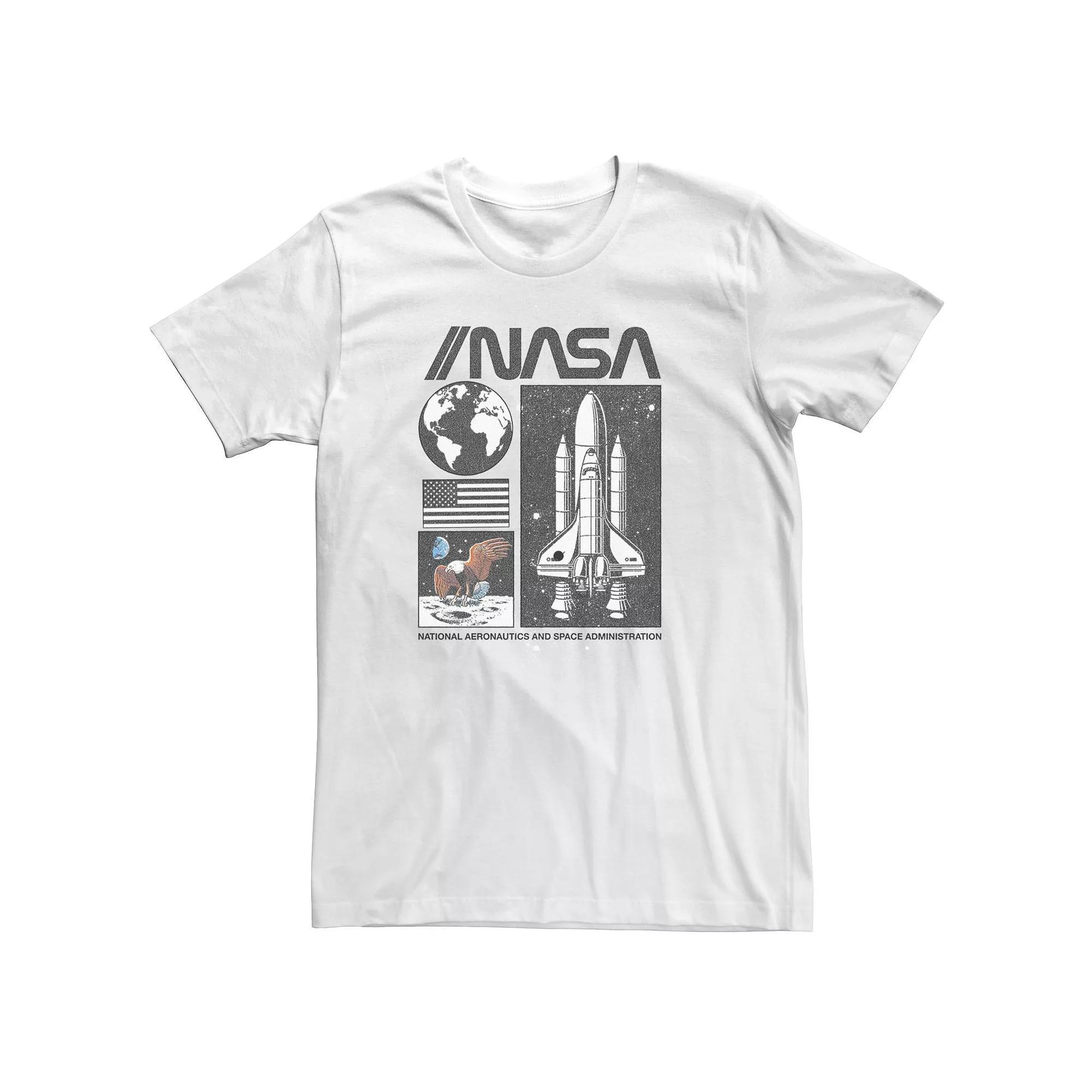 Big & Tall NASA Collage Panel Portraits Tee, Men's,  Product Image