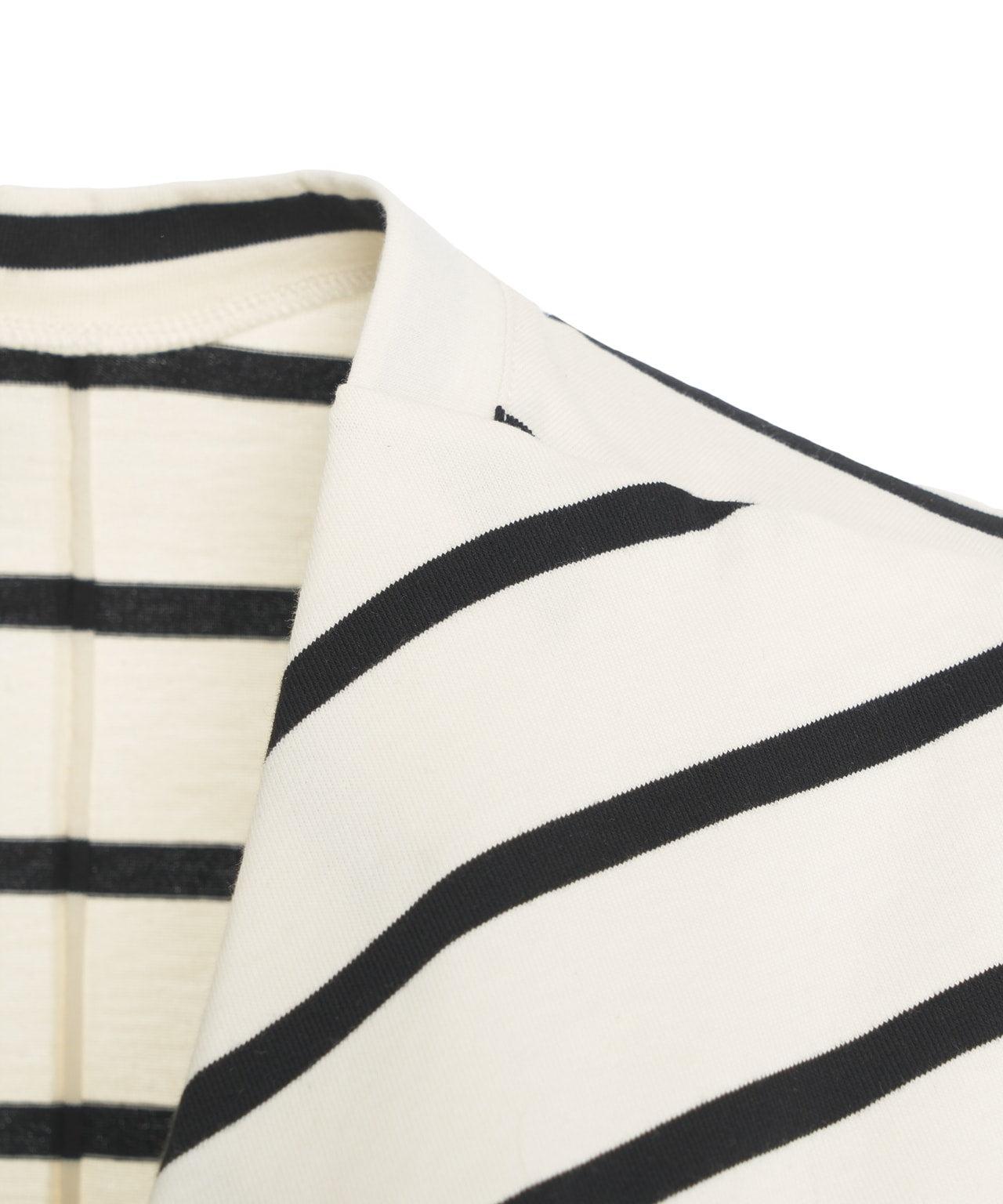 Striped asymmetrical top Product Image