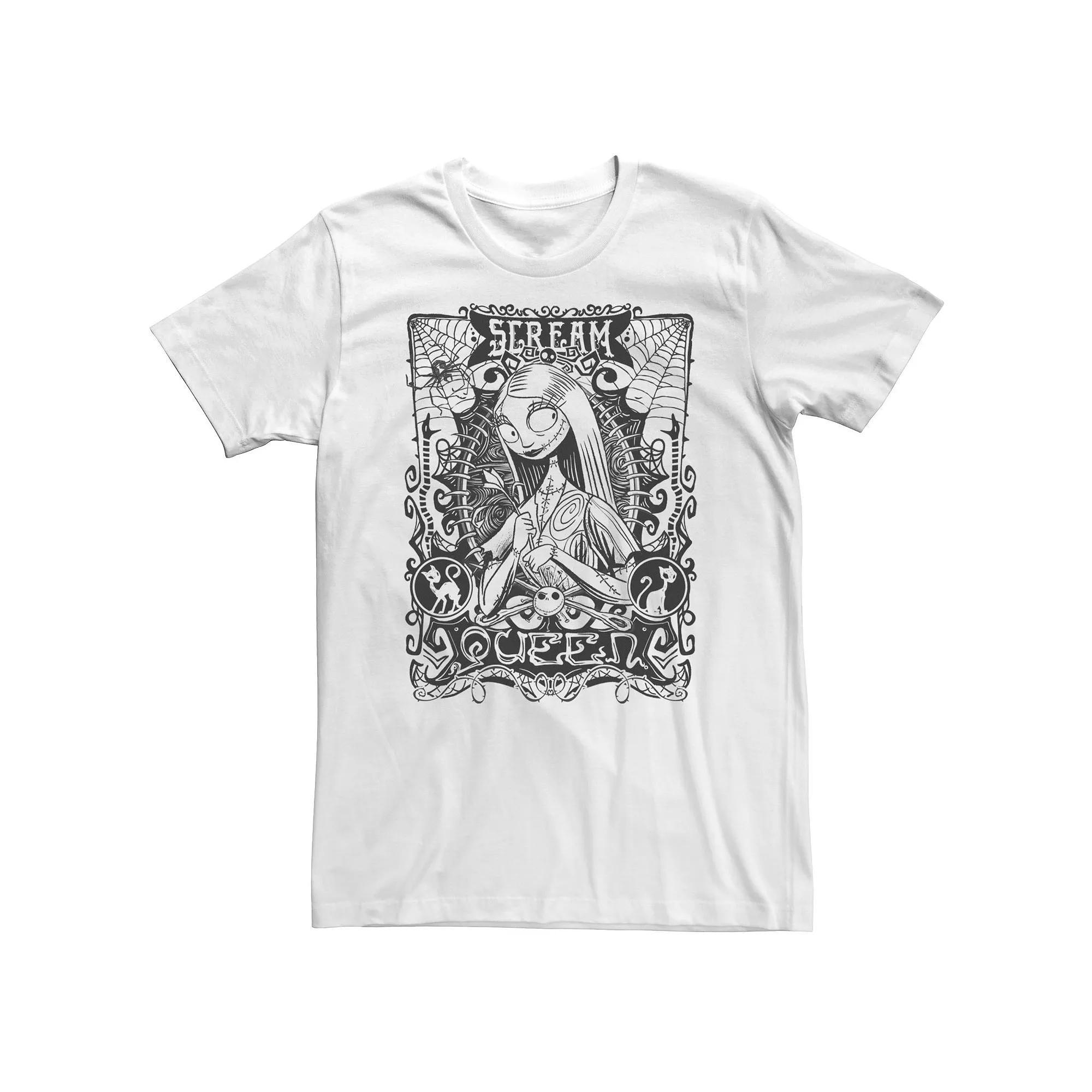 Big & Tall Disney The Nightmare Before Christmas Sally Scream Queen Tee, Men's,  Product Image