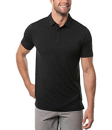 TravisMathew The Heater Performance Stretch Short Sleeve Polo Shirt Product Image