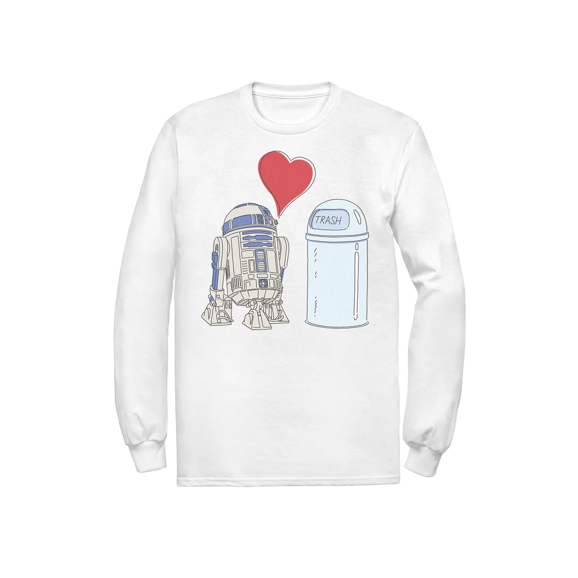 Men's Star Wars R2-D2 Loves Trash Can Tee,  Product Image