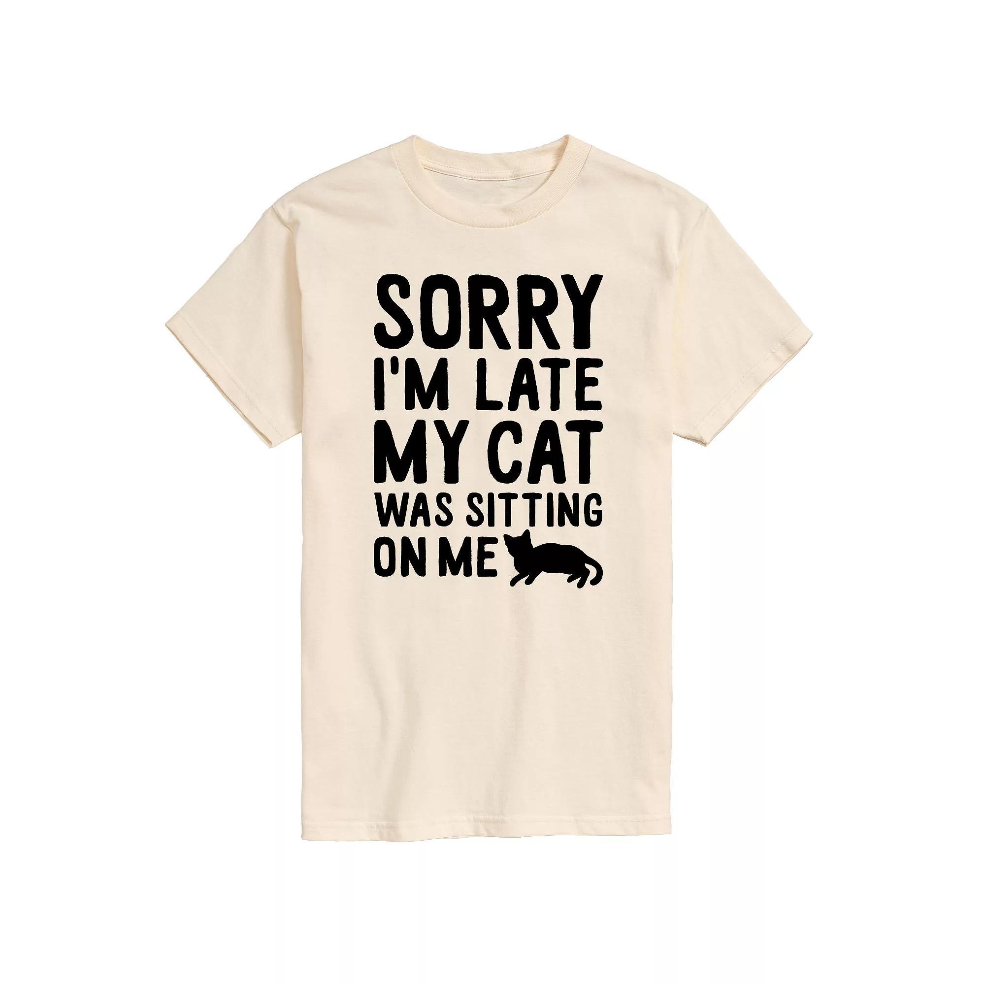 Men's Sorry I'm Late Tee,  Product Image