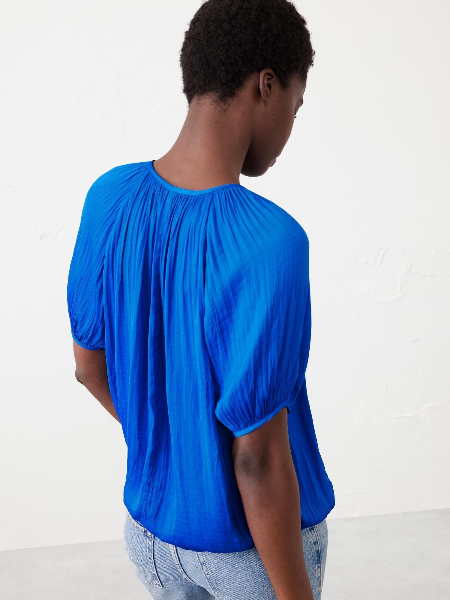 Crushed Pleated Top Product Image