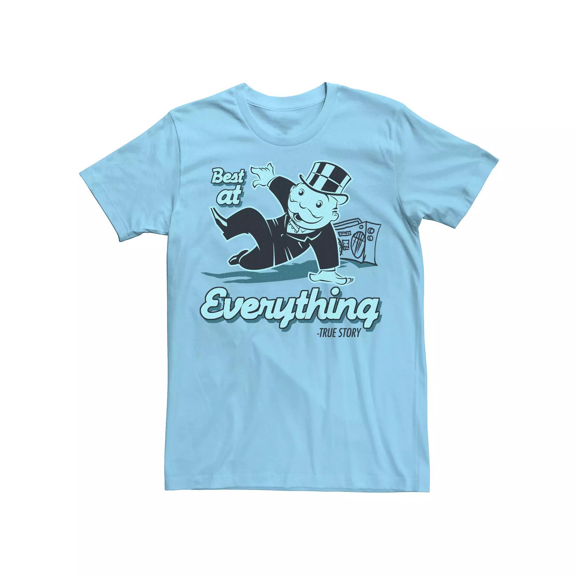 Men's Monopoly Man Breakdancing Graphic Tee,  Product Image