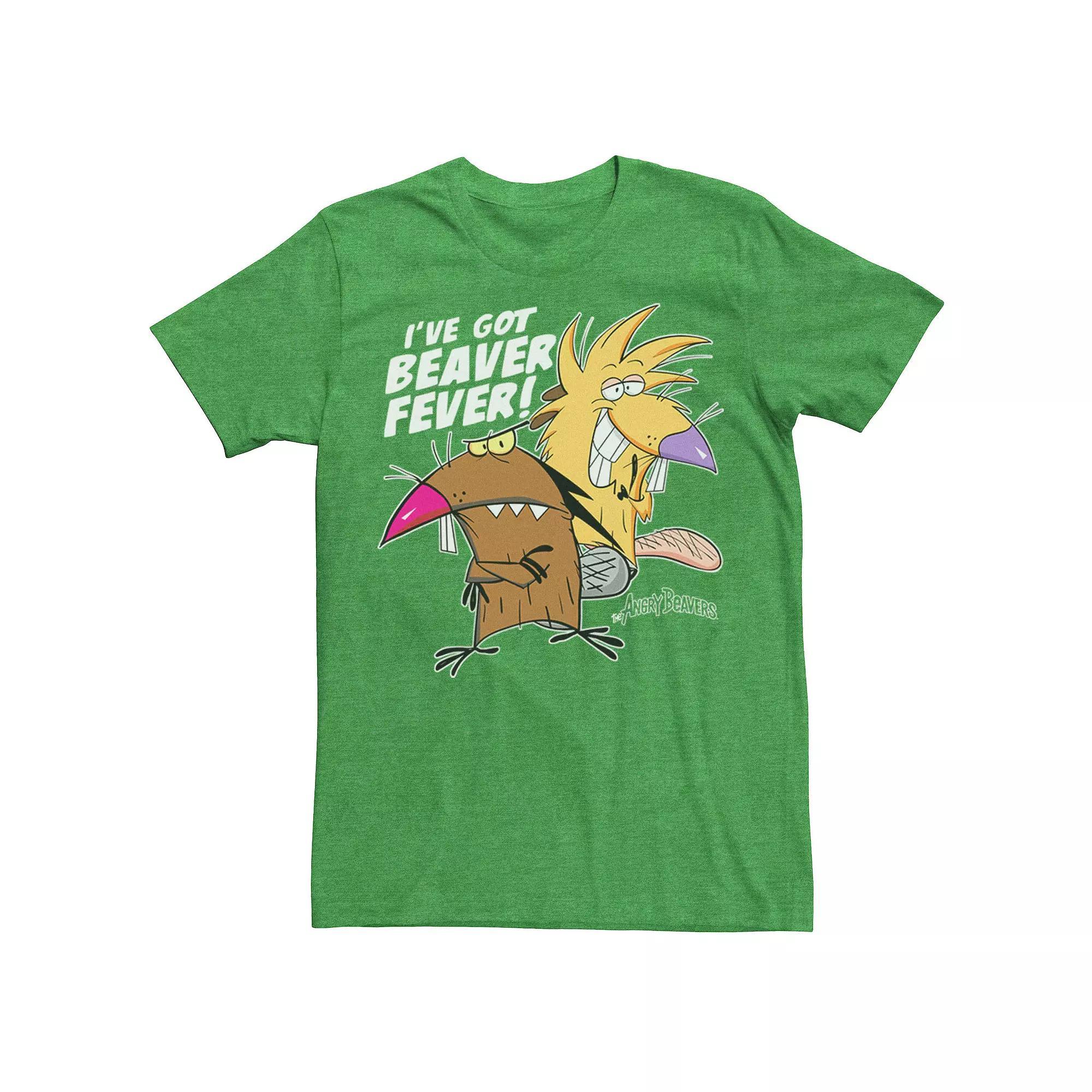 Men's Angry Beavers I've Got Beaver Fever Portrait Tee,  Product Image