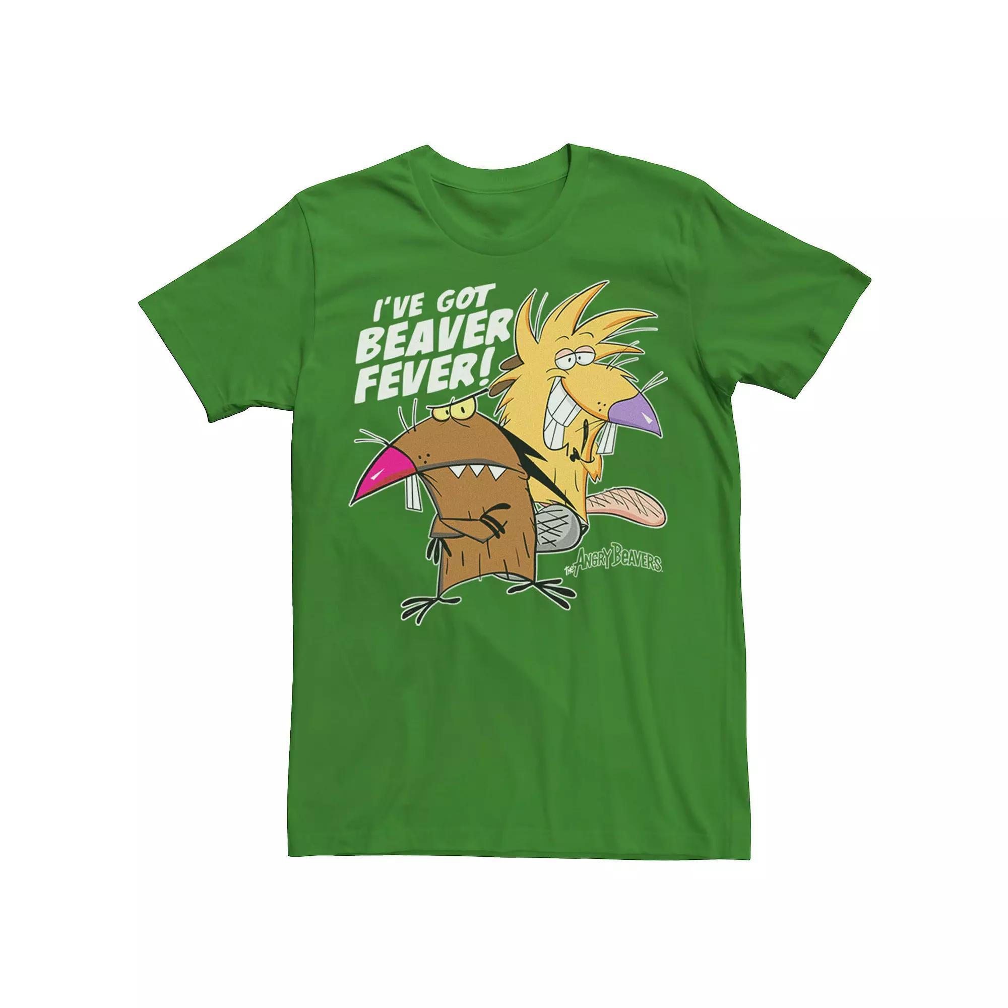 Men's Angry Beavers I've Got Beaver Fever Portrait Tee,  Product Image