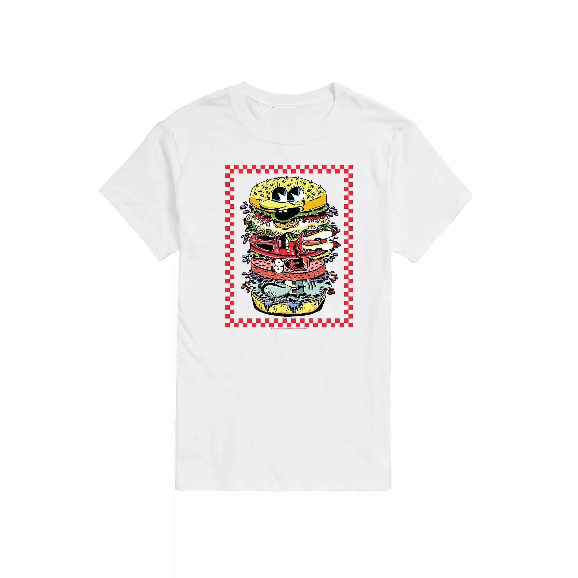 Men's SpongeBob SquarePants Patty Graphic Tee, Size: XL, White Product Image