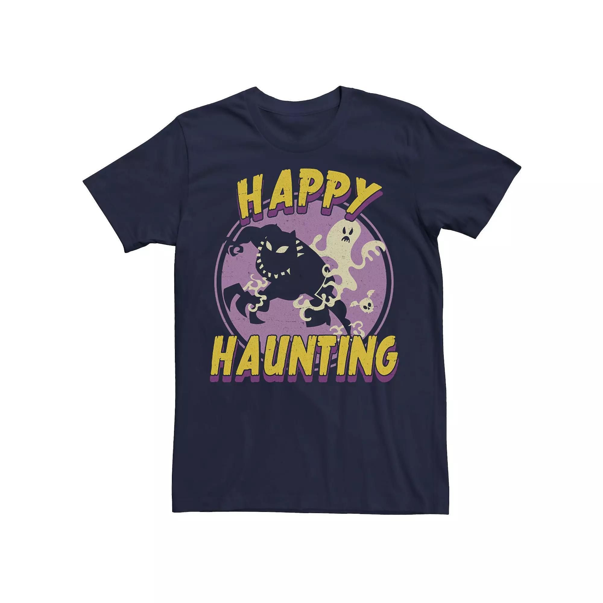 Men's Marvel Black Panther Happy Haunting Halloween Tee, Size: Small, Blue Product Image