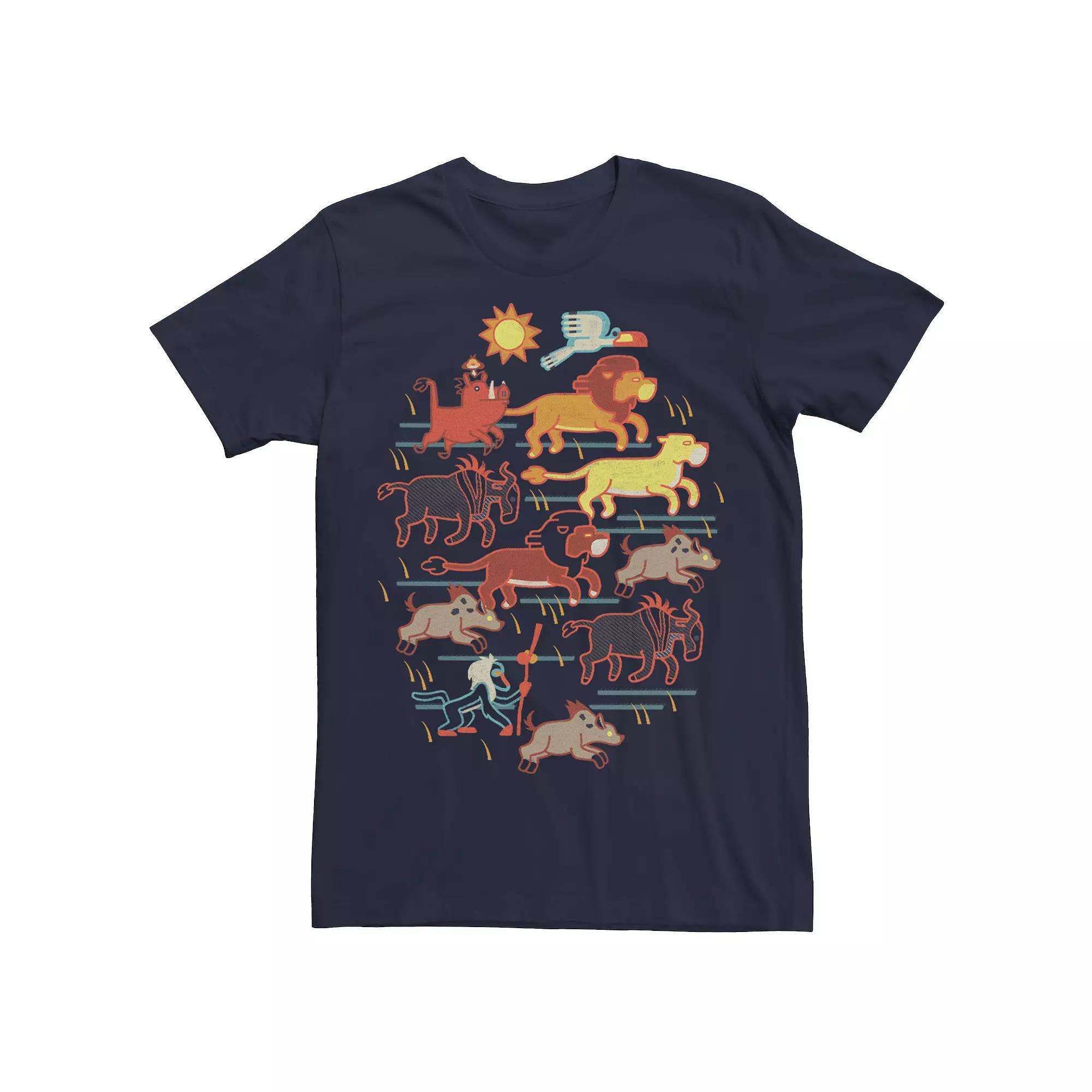 Men's Disney's The Lion King Stampede Cave Painting Tee,  Product Image