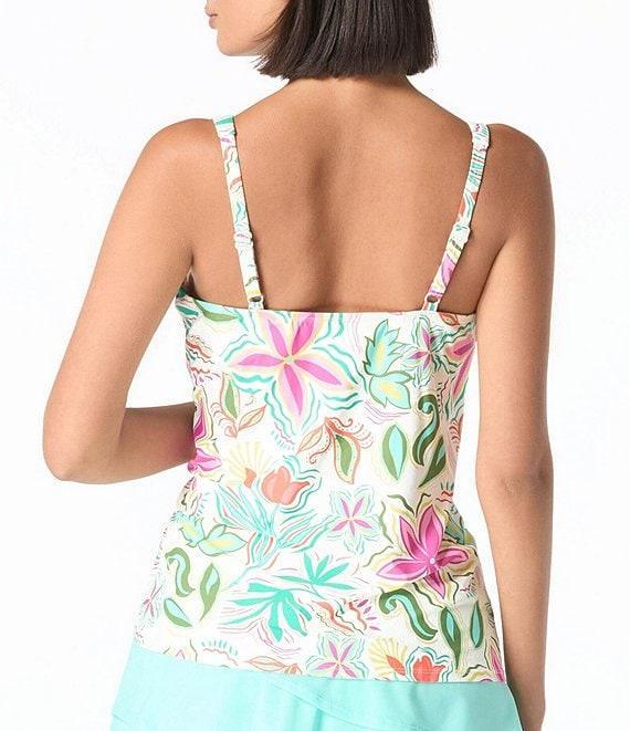 Coco Reef Classic Solids Mesh Layered Swim Skort Product Image